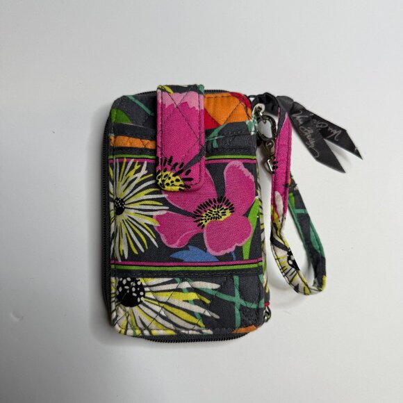 Vera Bradley Smartphone Wristlet Jazzy Blooms Floral Wallet - Picture 1 of 5